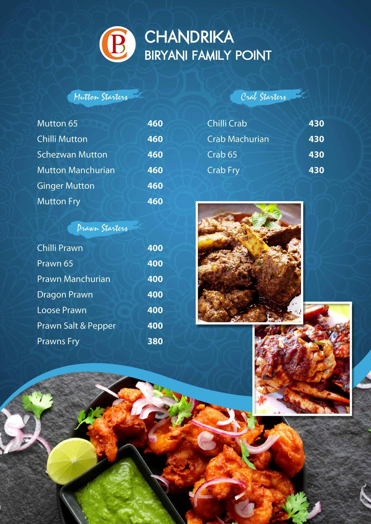 Menu Page 5