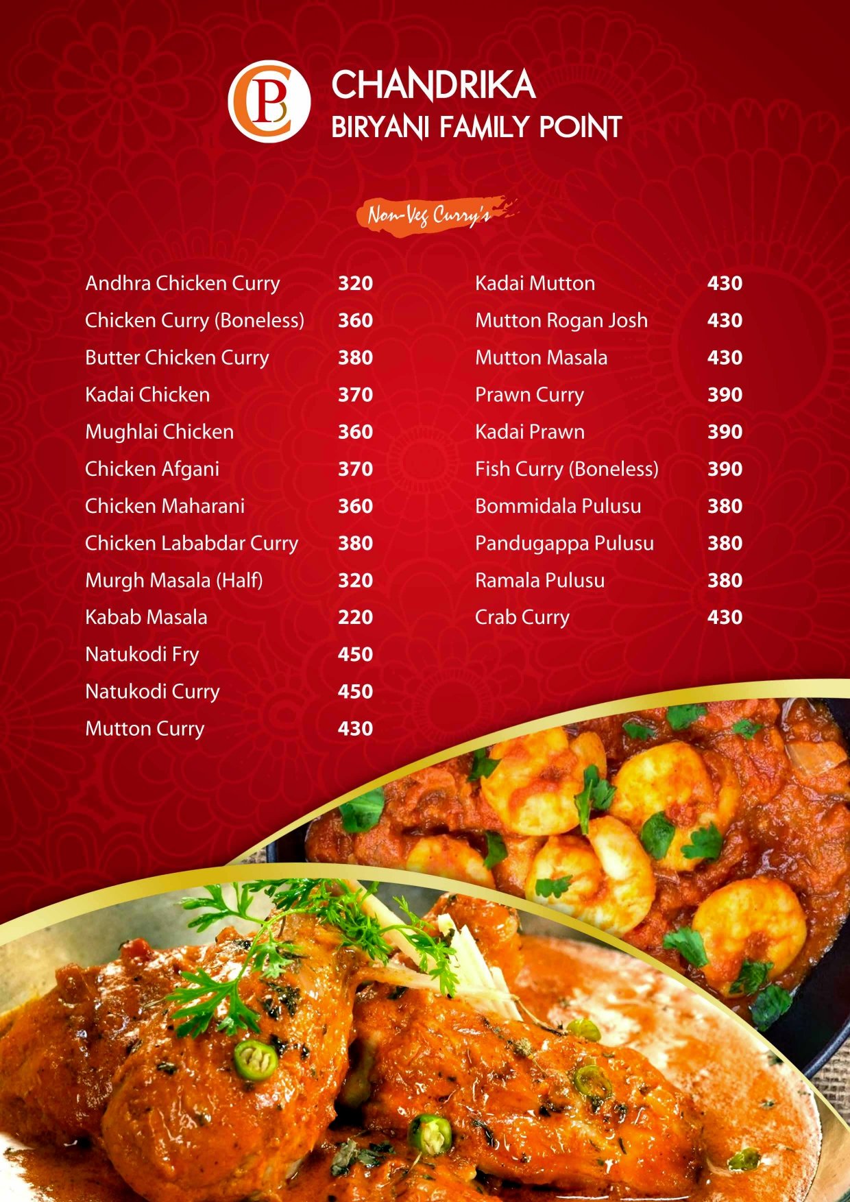 Menu Page 9